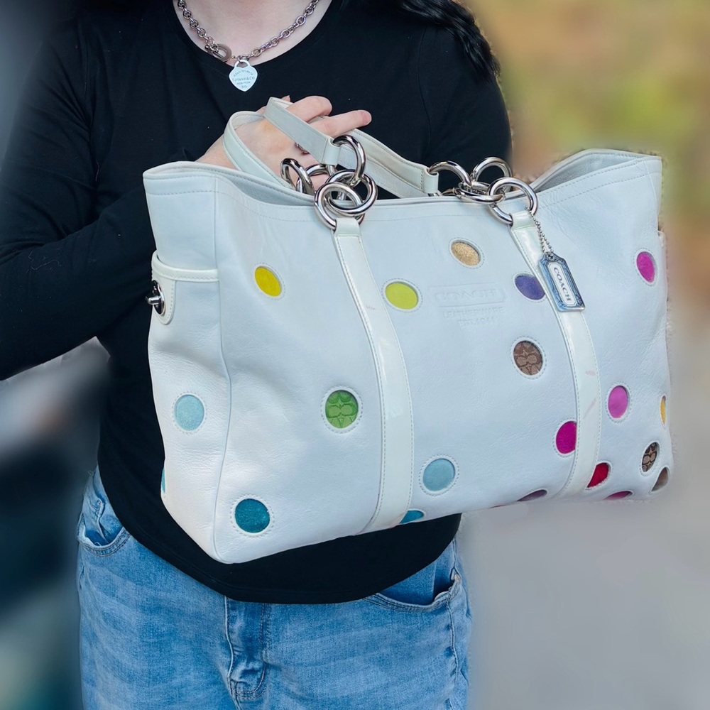 Coach Polka Dot Tote